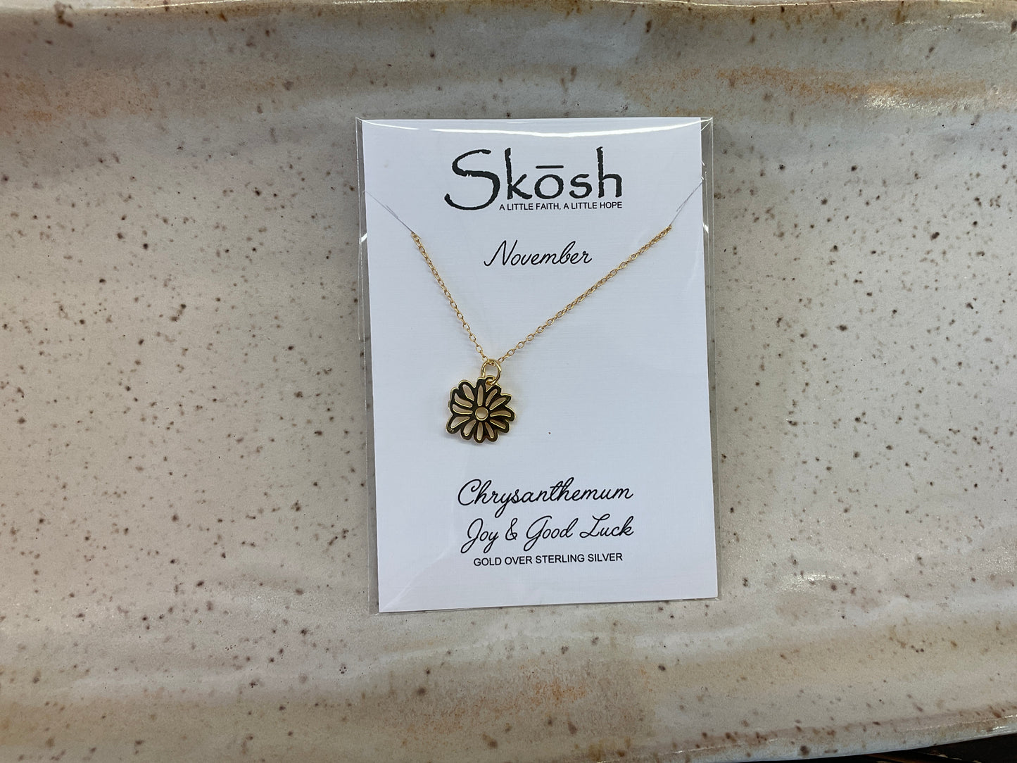 Flower Birth Month Necklaces