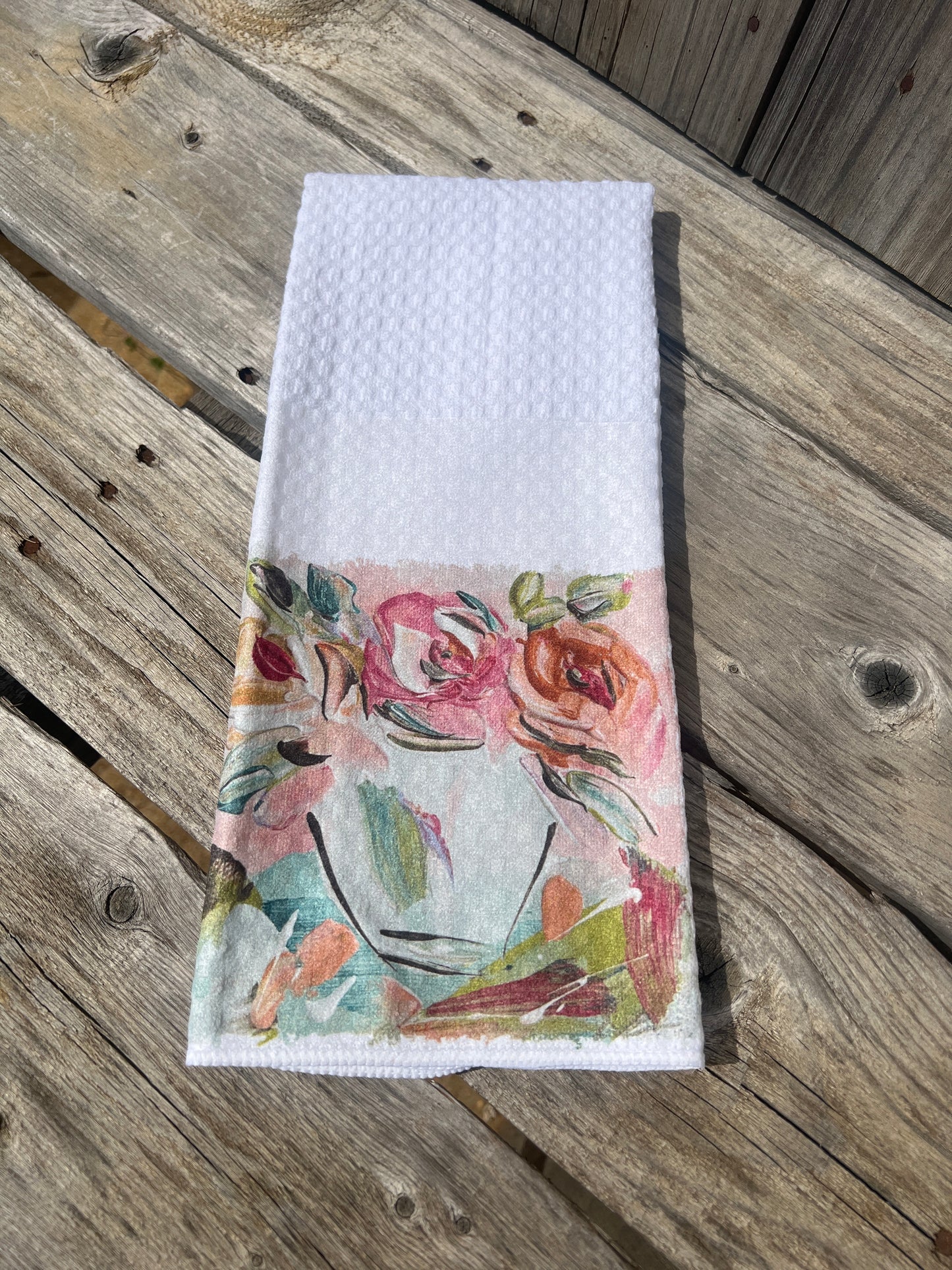 Rosie Floral Tea Towel