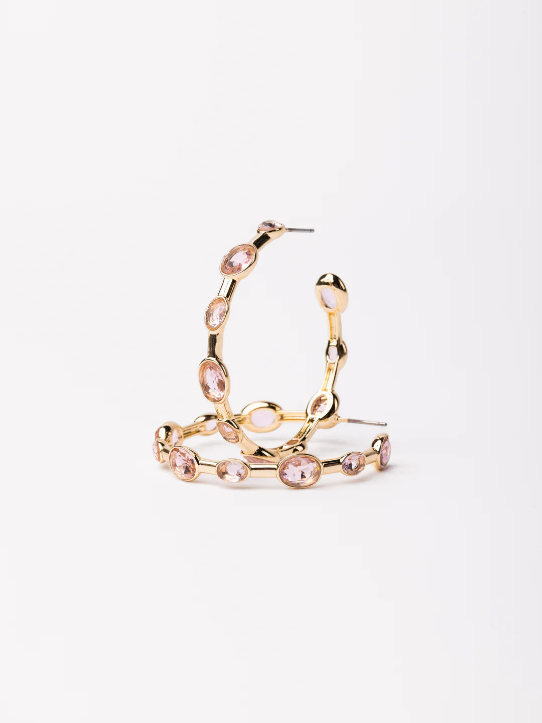Baby Pink Large Hoop
