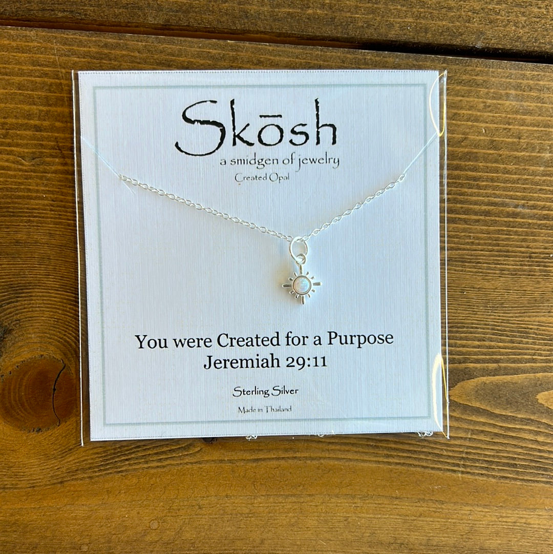Opal Starburst Necklace
