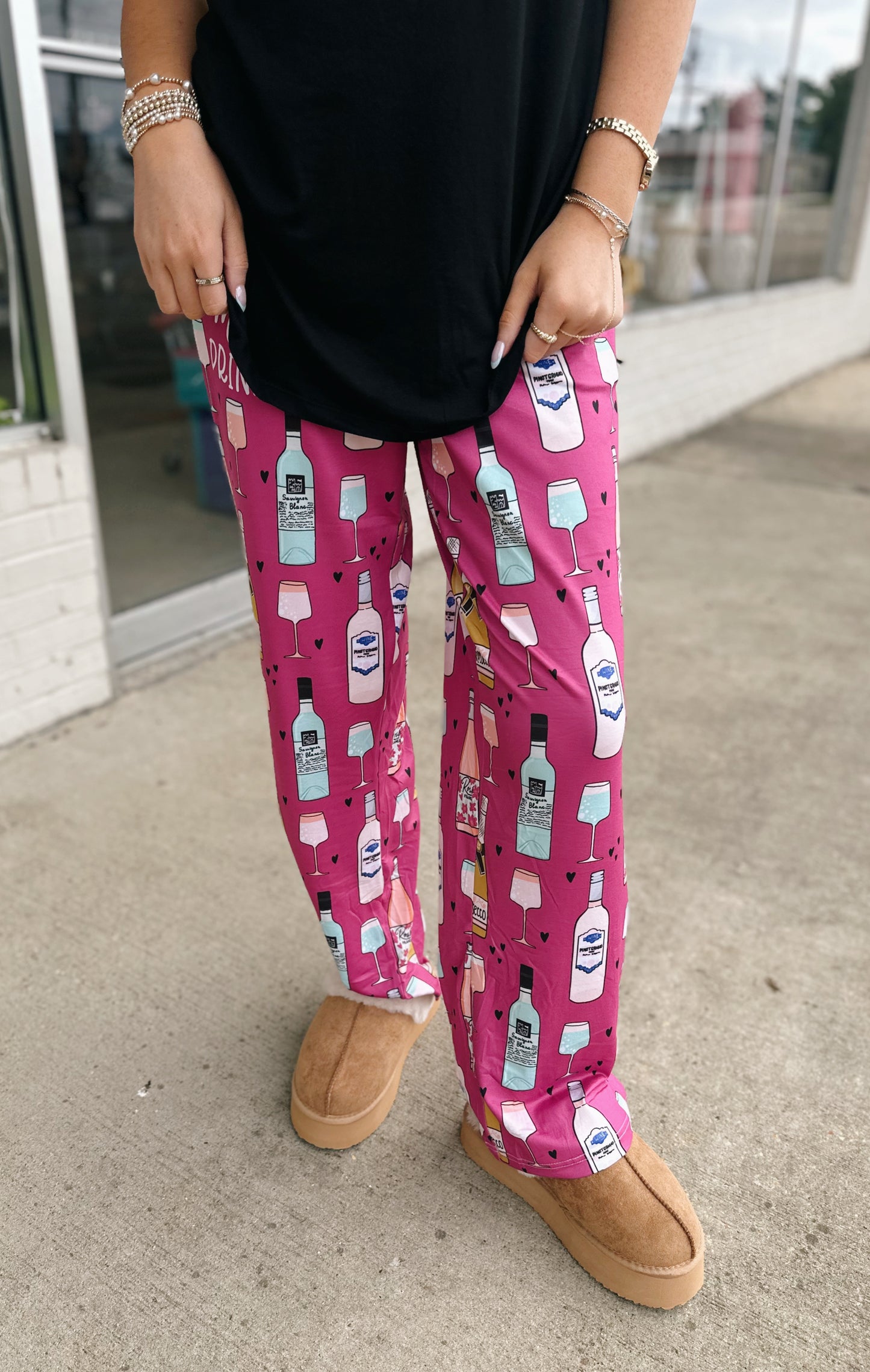 Less Thinking More Drinking Lounge Pants