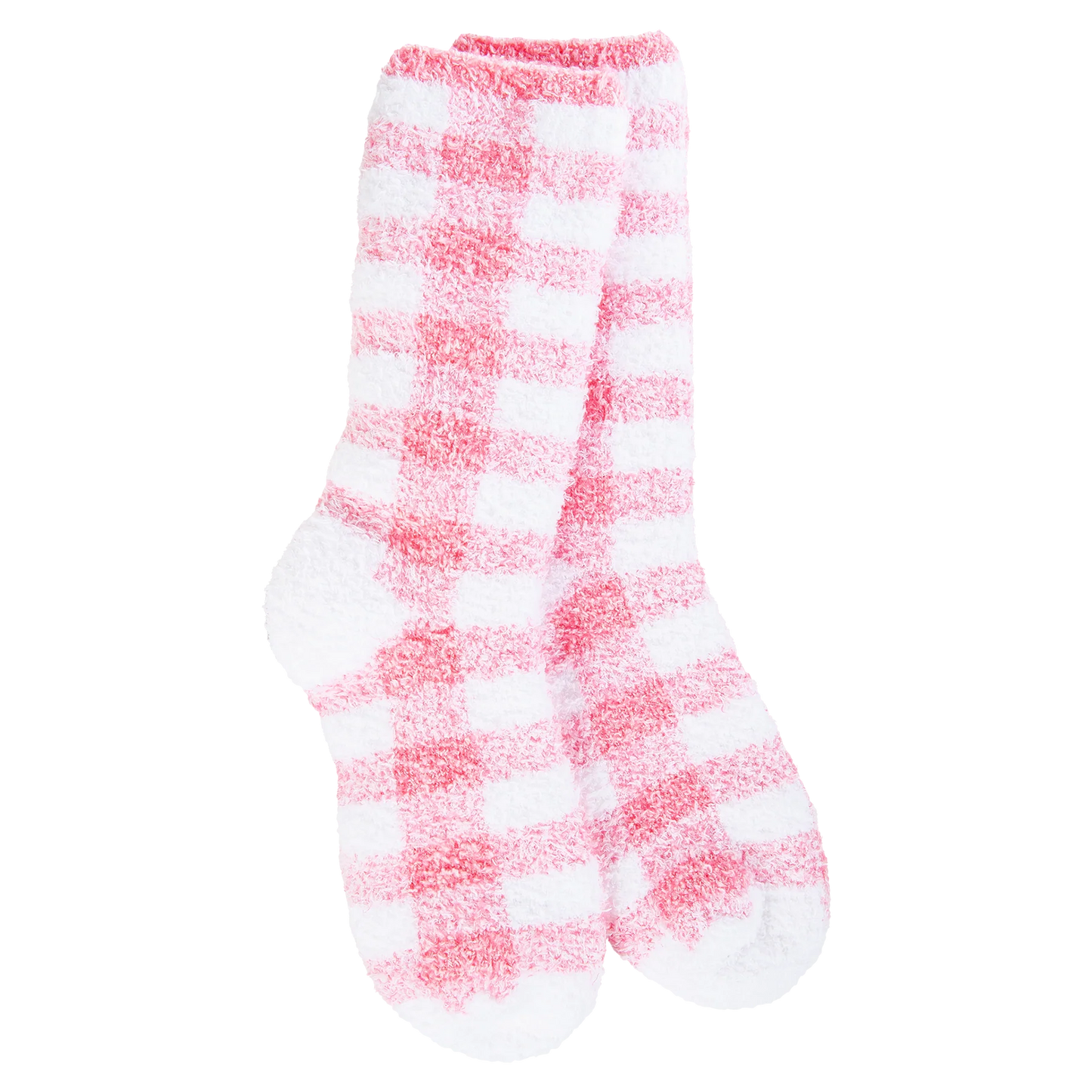 Knit Pickin Fireside Crew + Pink Check
