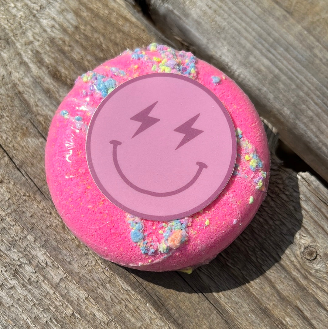 Preppy Smiley Face Donut Bath Bomb