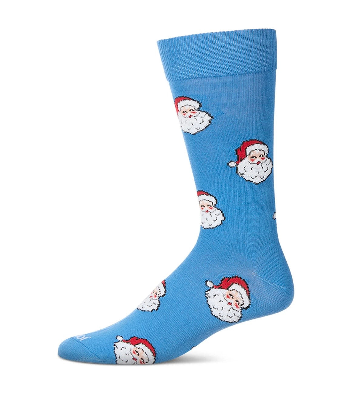 Retro Santa Men’s Holiday Crew Socks