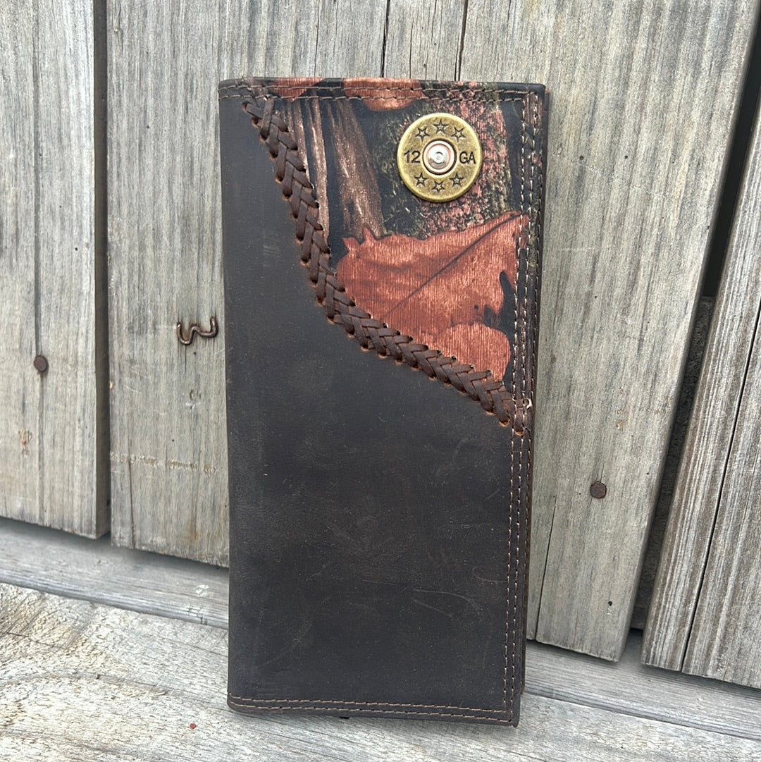 Zep-pro + Fencerow Camo Roper Wallet