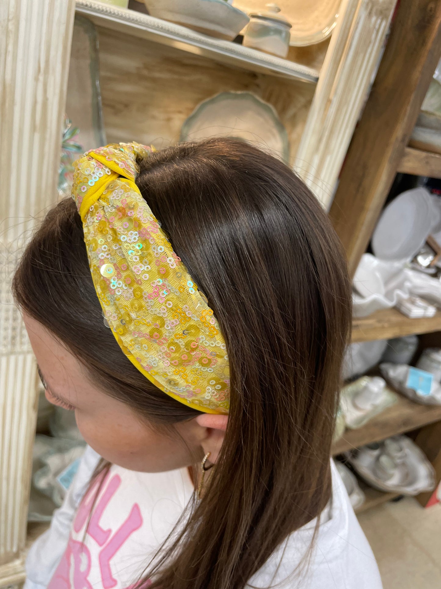 Neon Sequins Headband