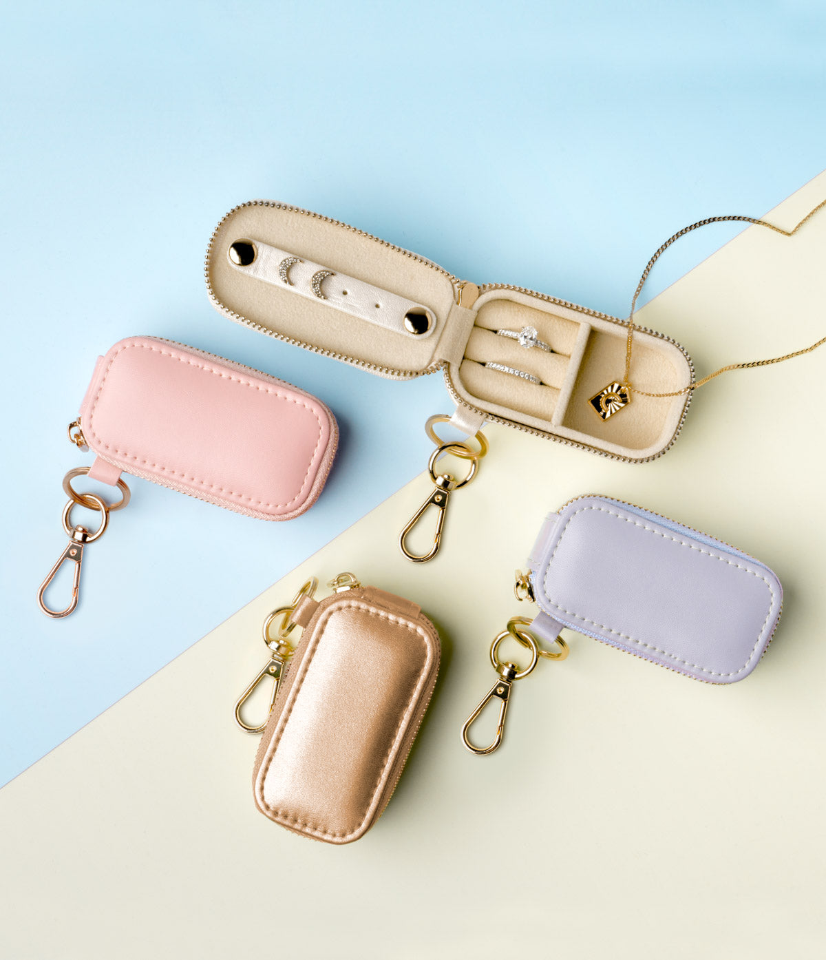 Lost Without You Jewelry Case Keychain