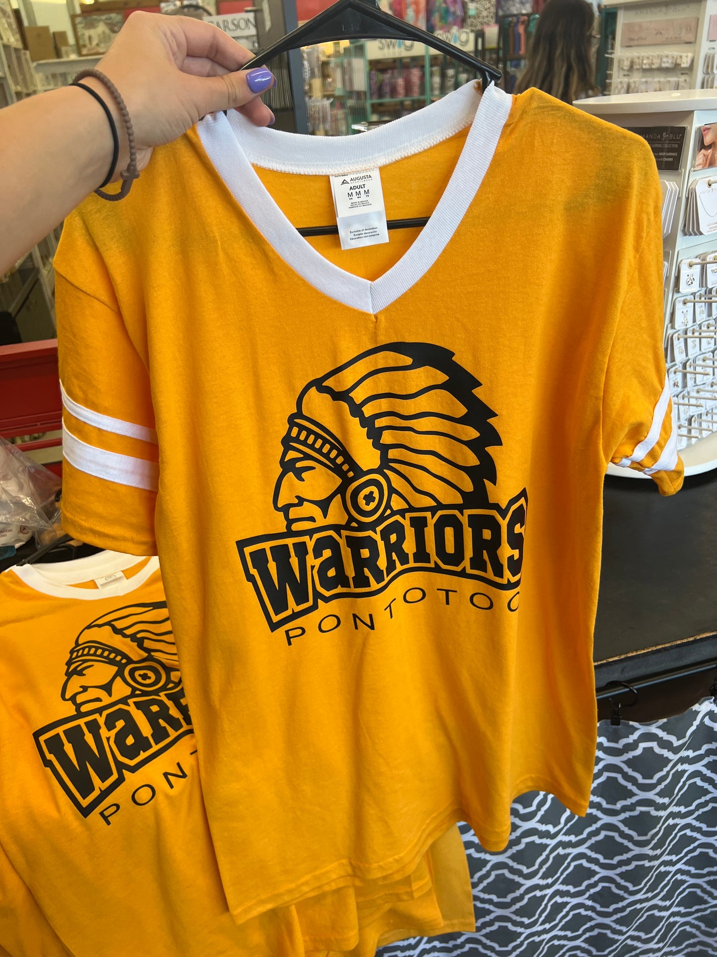 Gold Warrior Head Jersey