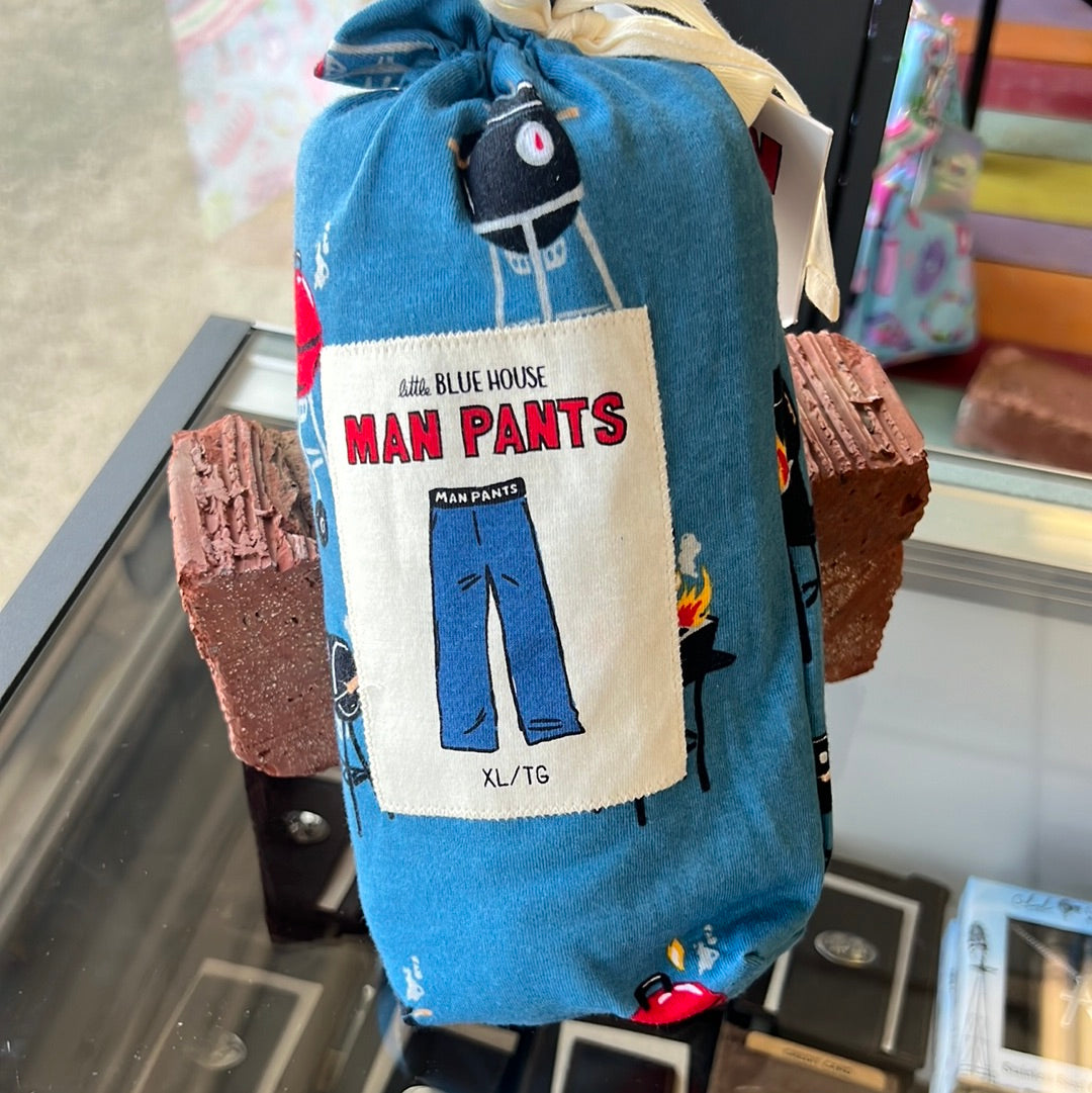 Flaming BBQ Man Pants