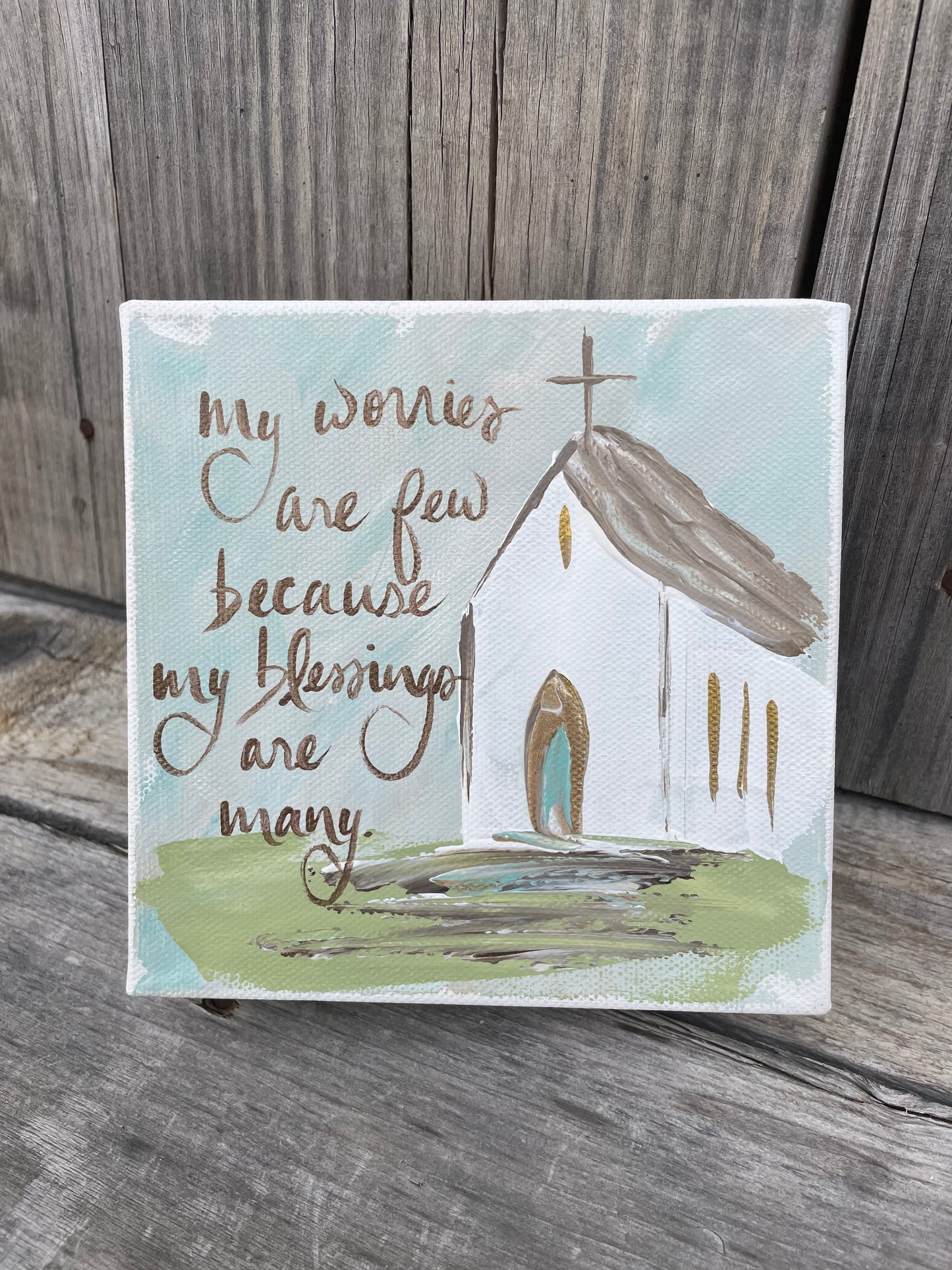 My Blessings Are Many Canvas