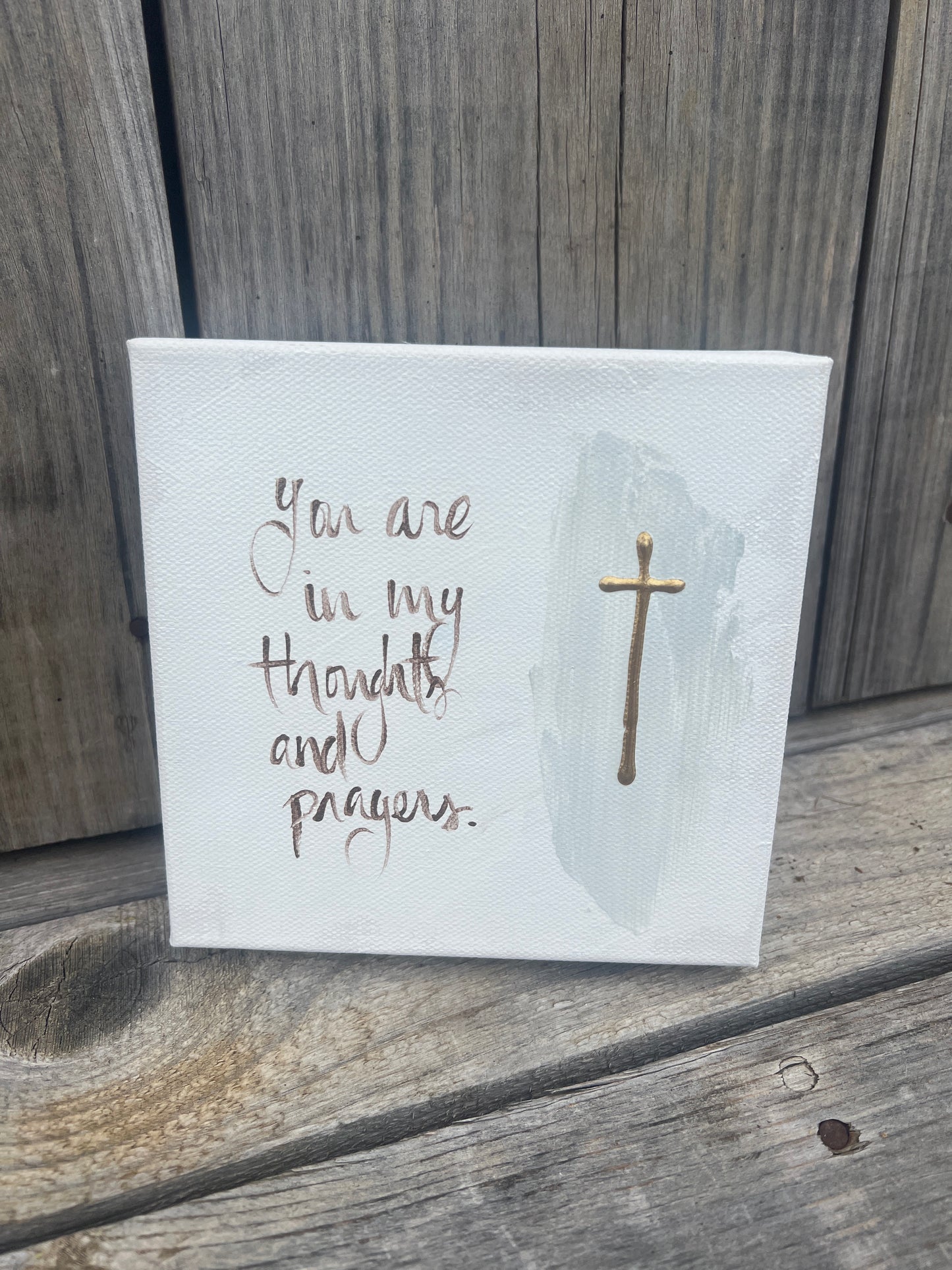 Thoughts & Prayers Canvas