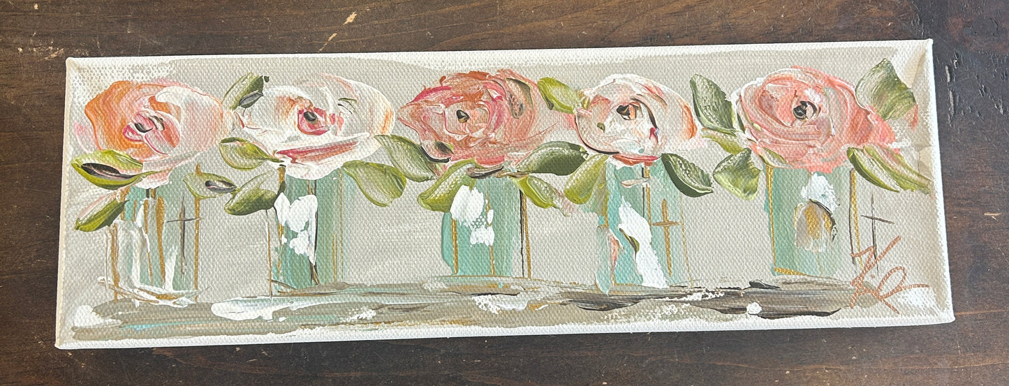 Multiple Rose Canvas
