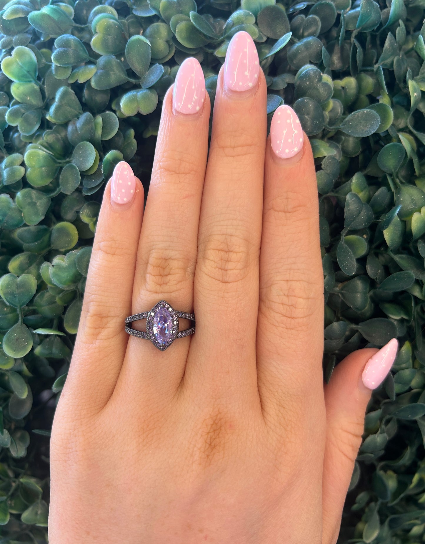 Purple Passion Diamond Ring