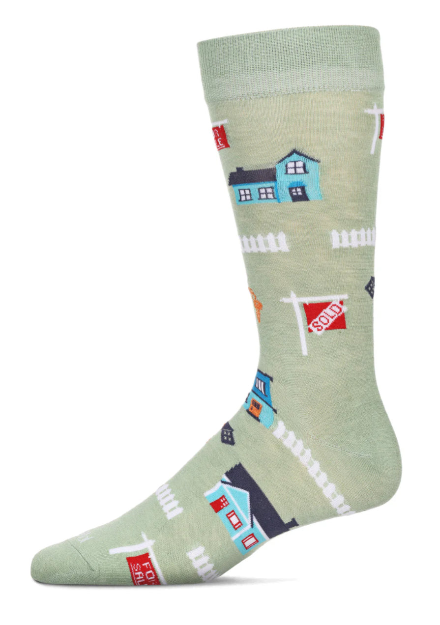 Realtor Bamboo Men’s Crew Socks