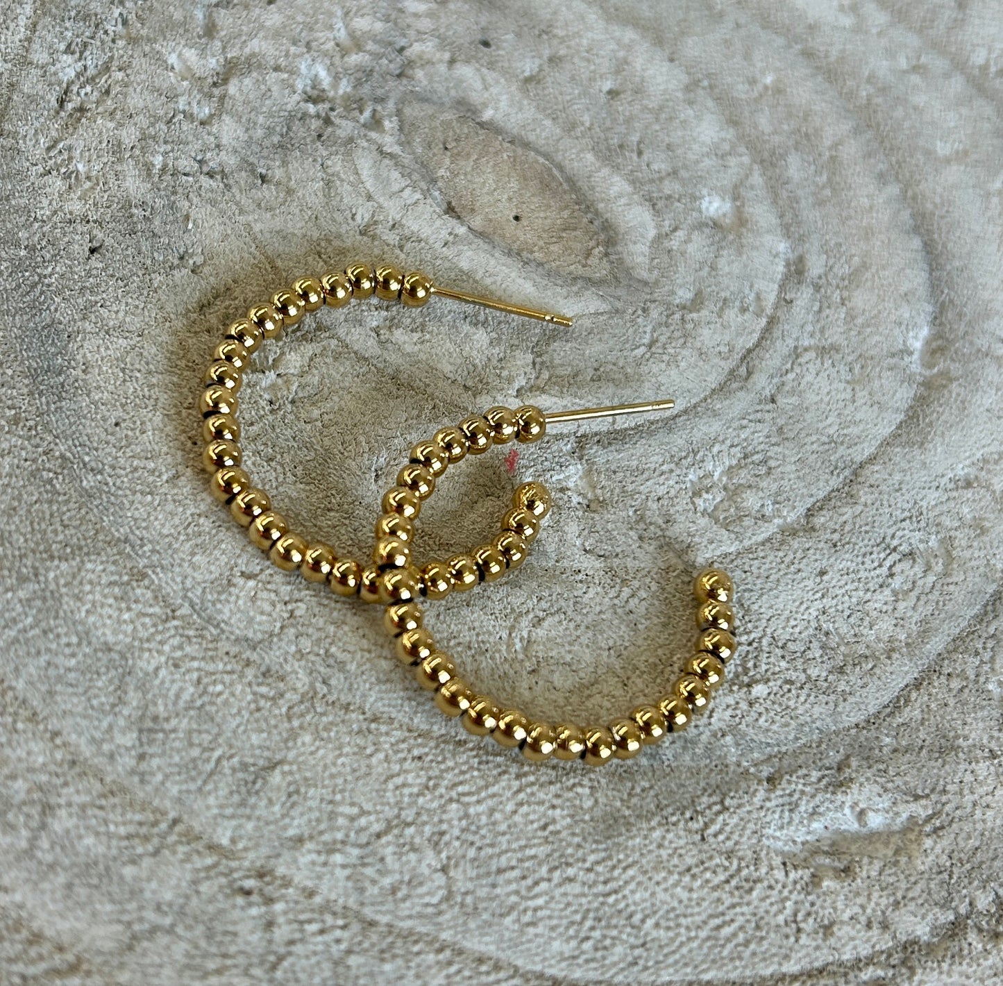 Classic Beaded Hoop