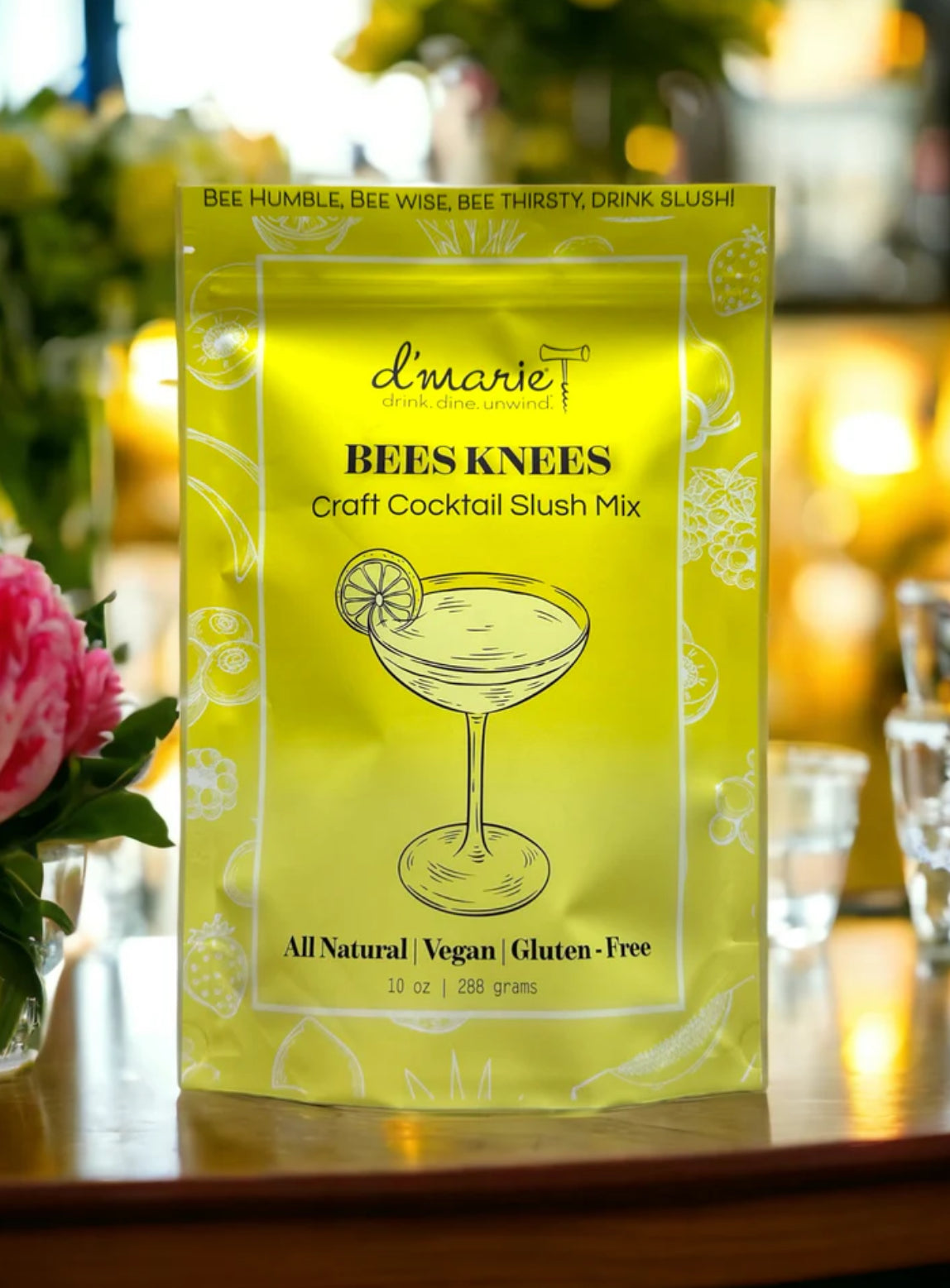 Bee’s Knees Craft Cocktail Slush Mix