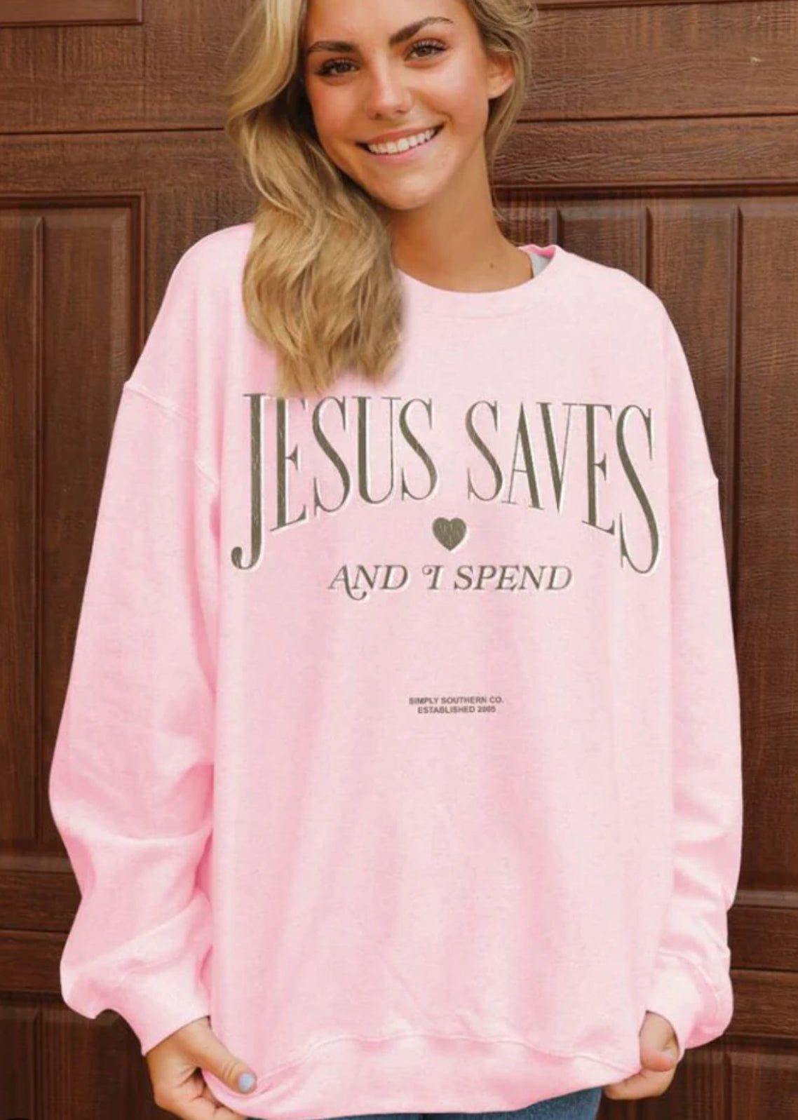 Jesus Saves Sweatshirt