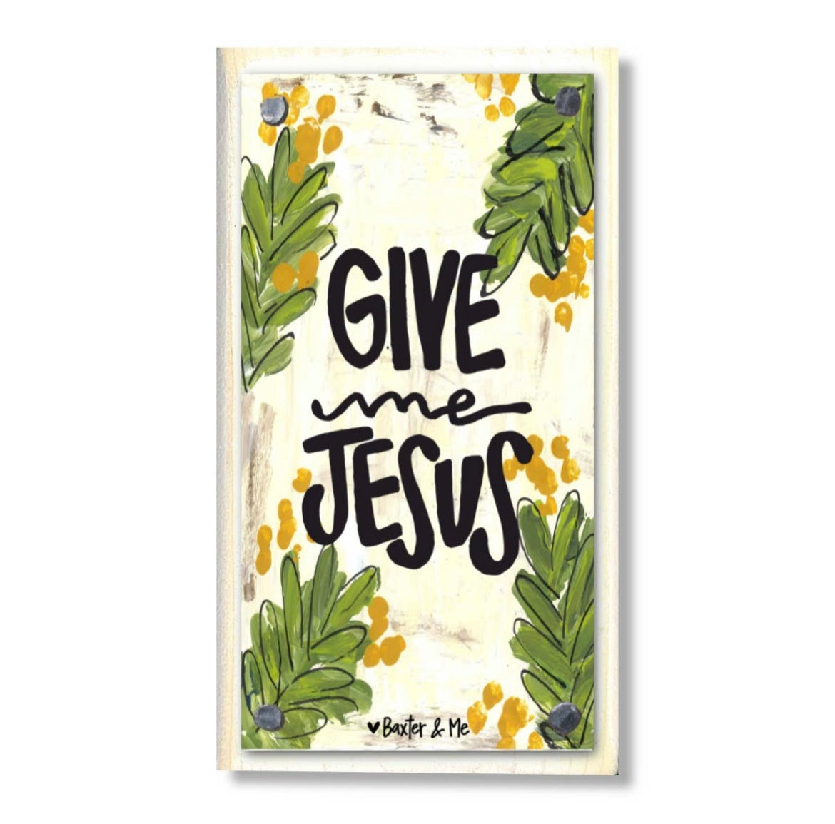 Give Me Jesus Happy Block