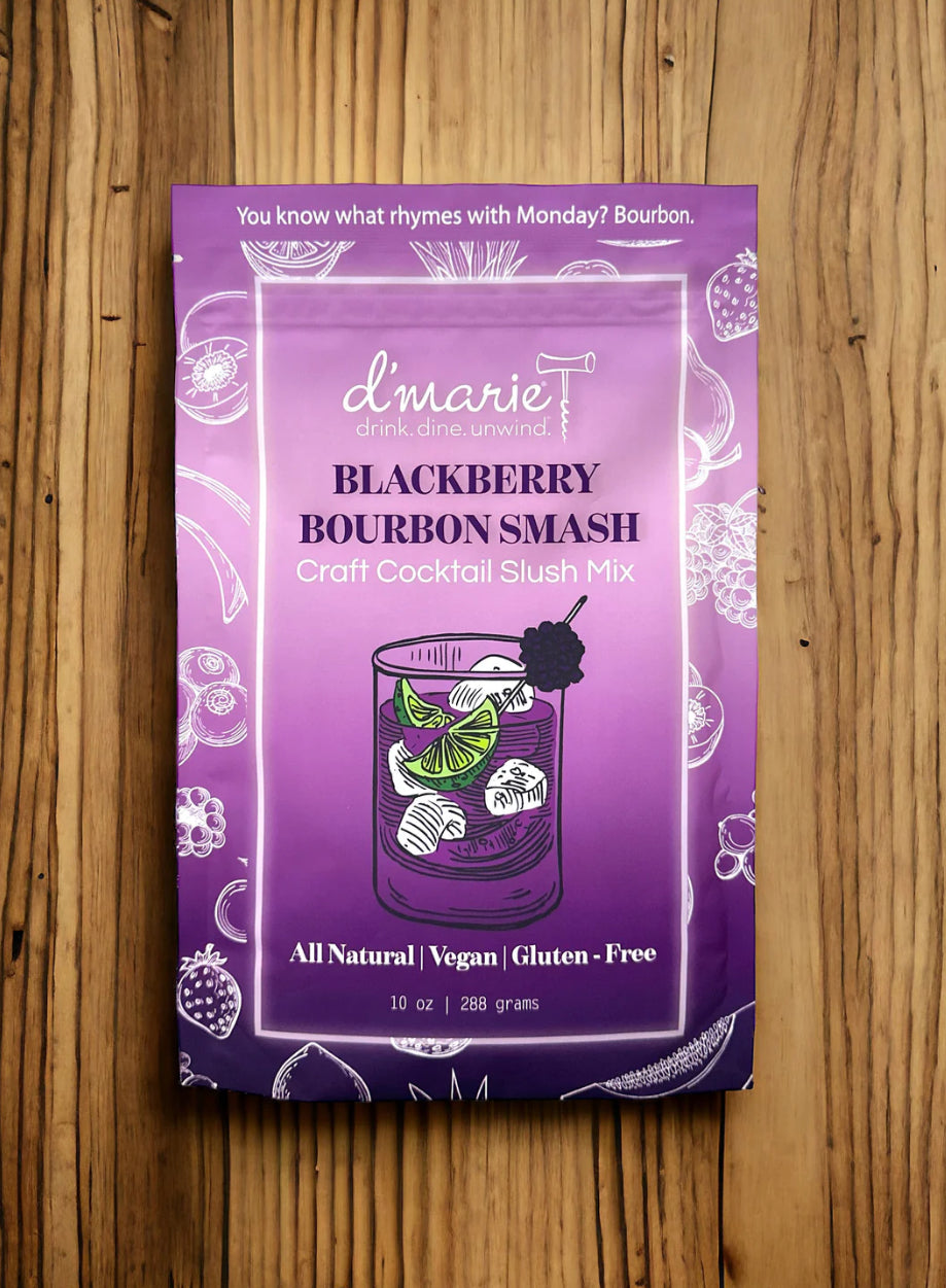 Blackberry Bourbon Smash Cocktail Slush Mix
