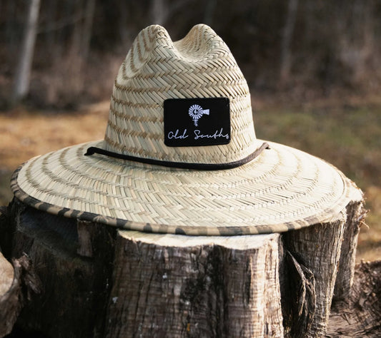 Old School Camo Straw Hat