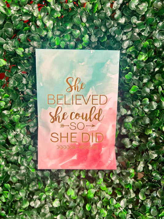 She Believed She Could Sachet