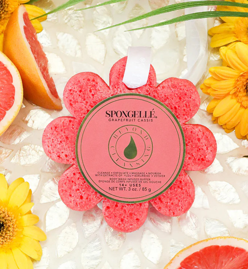 Wild Flower Bath Sponge- Grapefruit Cassis