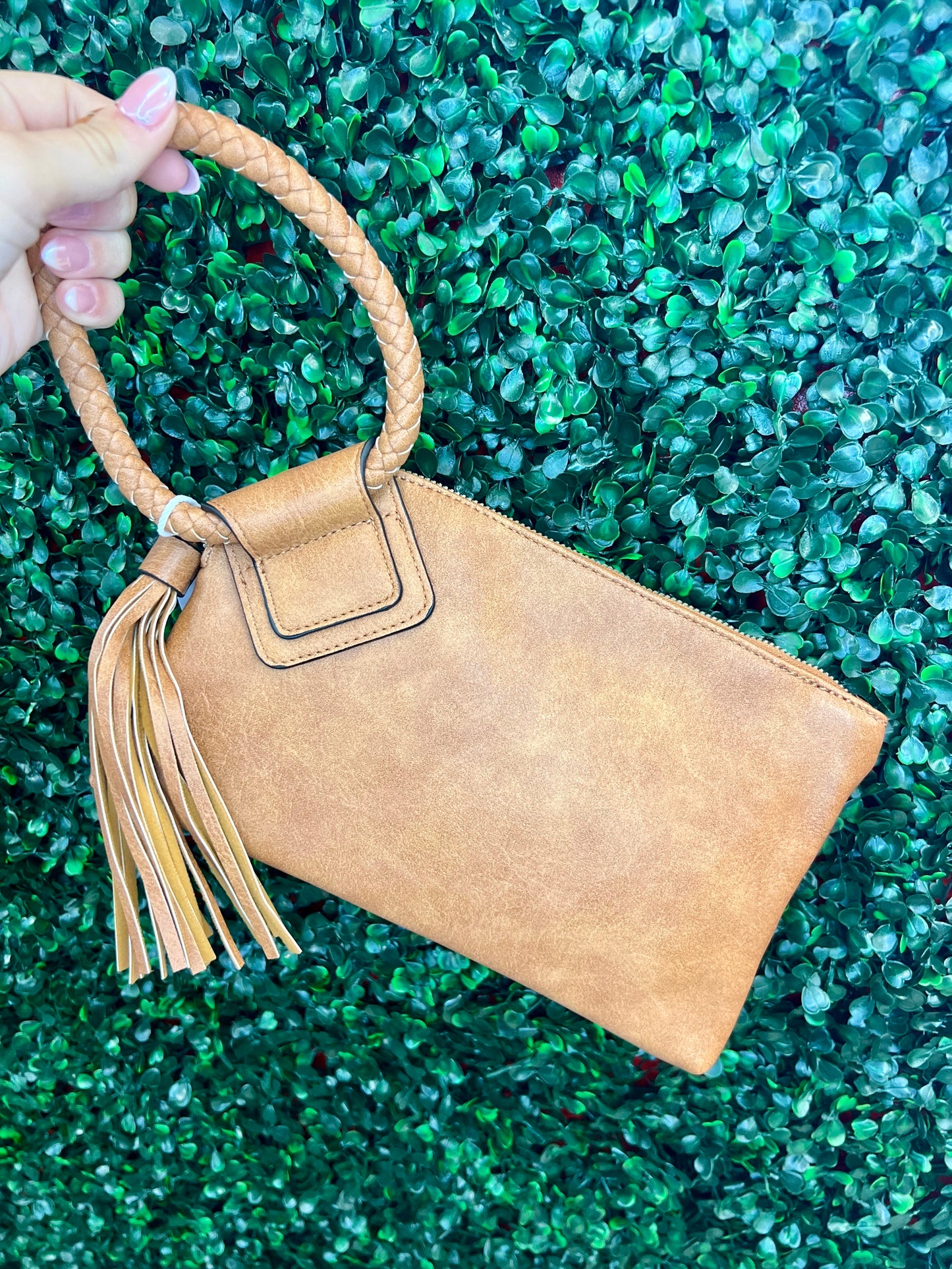 Braided Clutch Purse