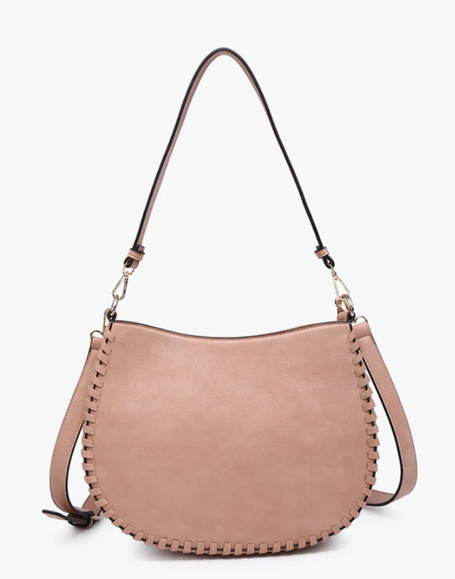 Raquel Whipstitch Trim Saddle Bag