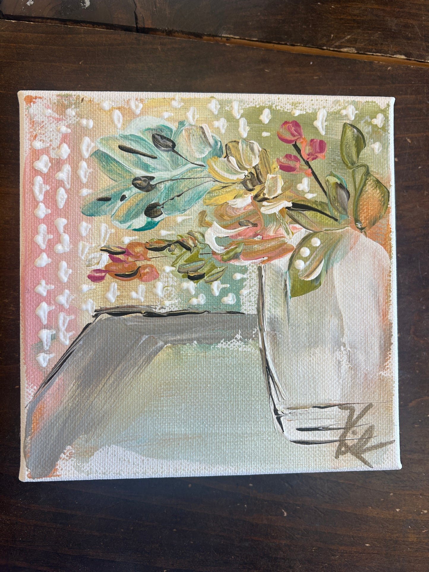 Floral Vase Canvas