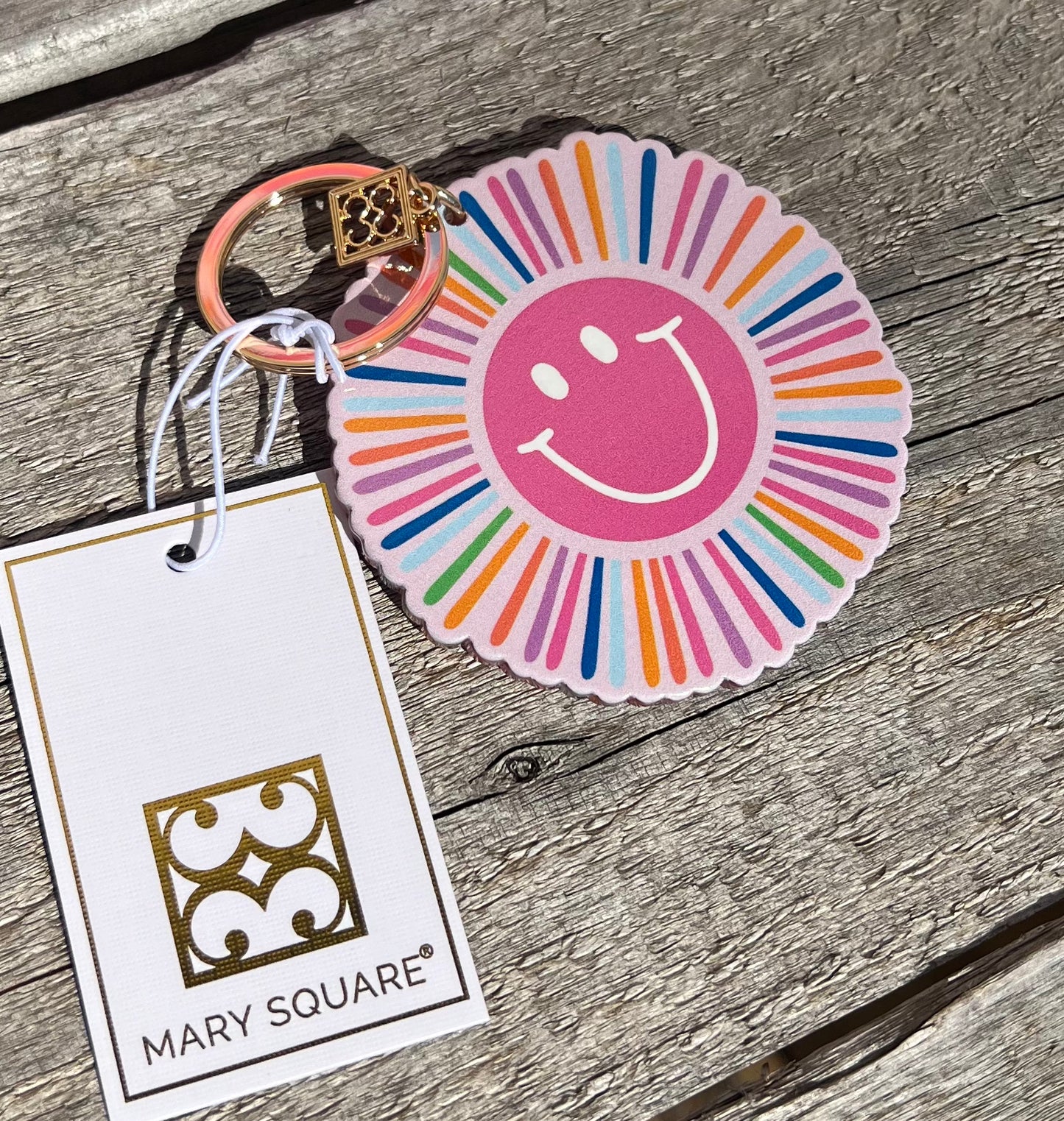 Mary Square + Key Chain + Sunshine Smile