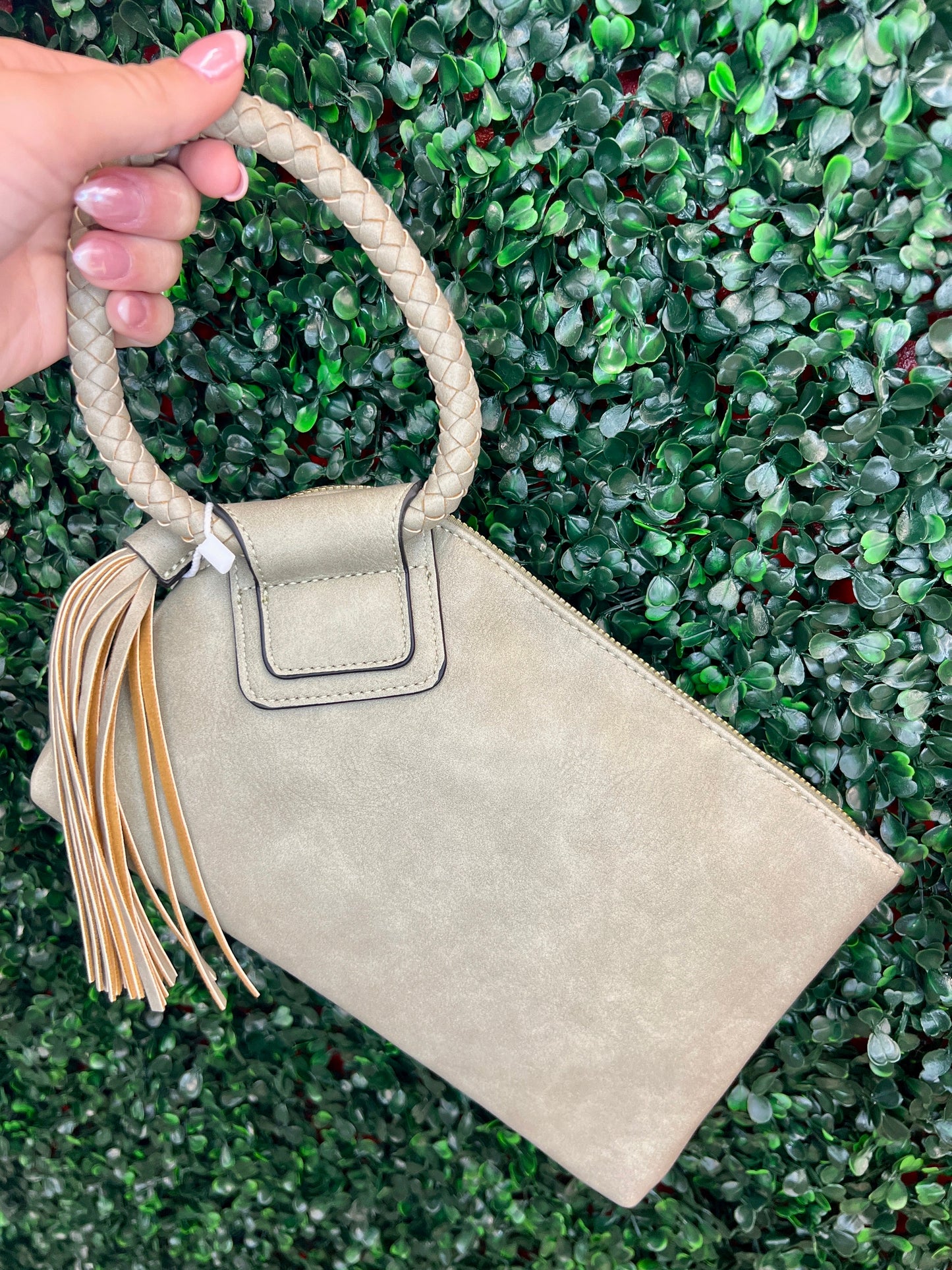 Braided Clutch Purse