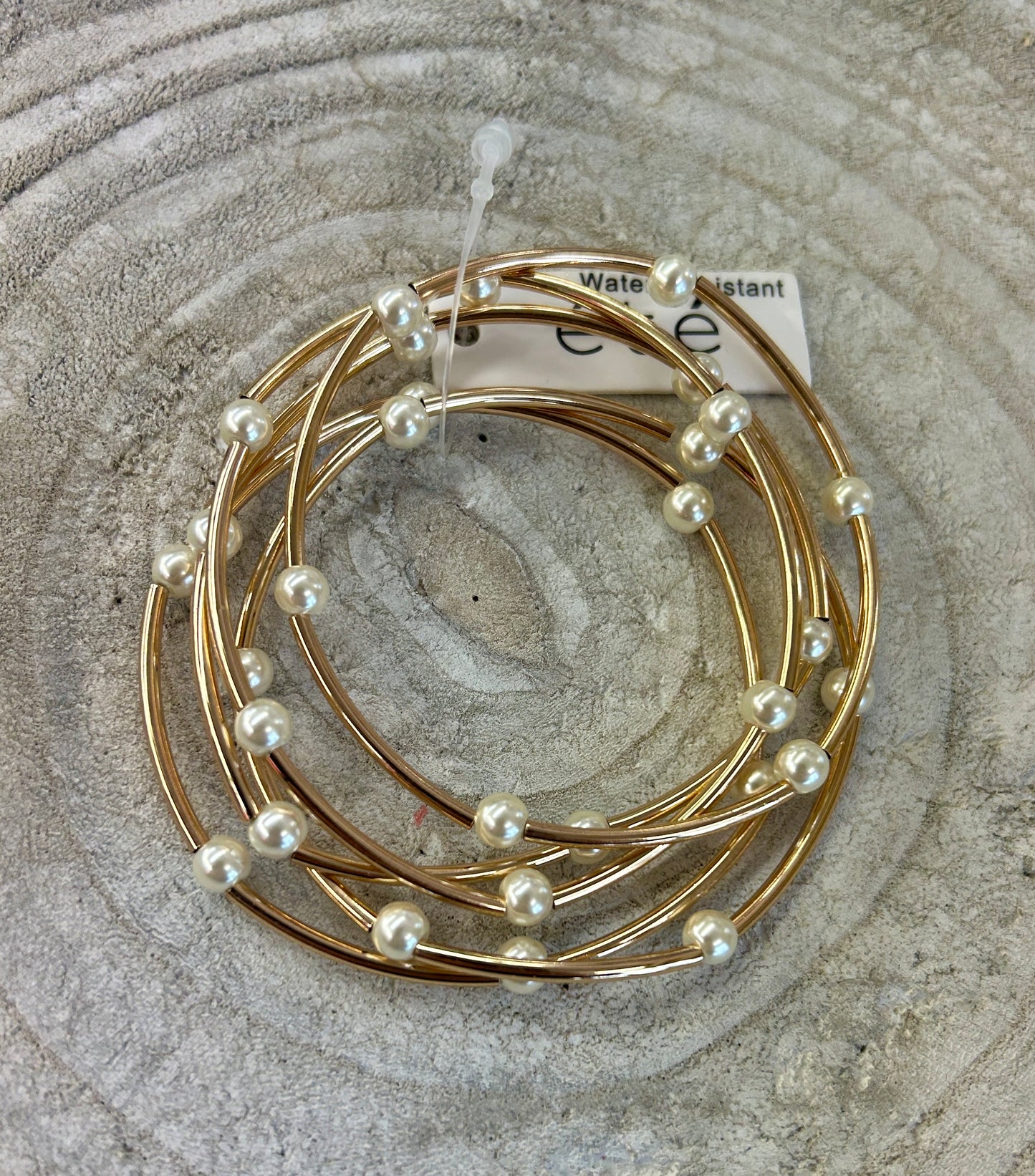 5 Piece Pearl Bracelet Set