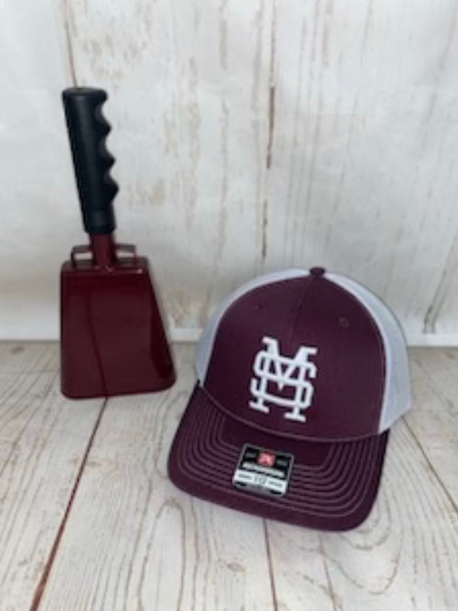 MSU Skinny Baseball Puff Logo Cap
