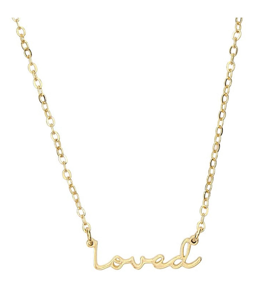 Loved Gold Necklace