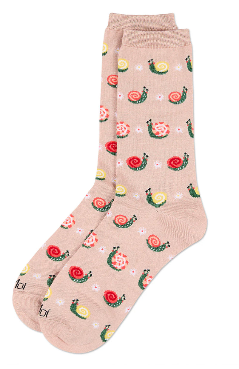 Snails Bamboo Crew Socks