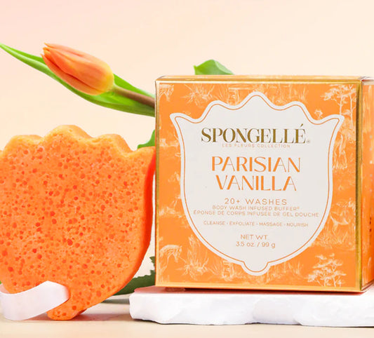 Les Fleurs Body Wash Infused Buffer - Parisian Vanilla