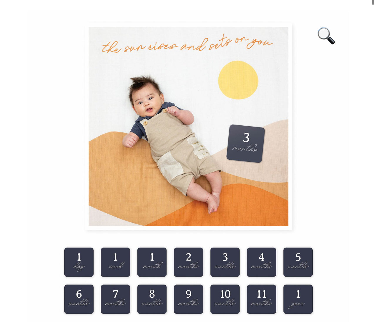 Baby’s First Year - Blanket & Card Set