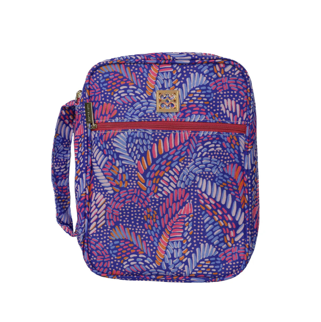 Bible Cover + Mosaic Meadow Blue