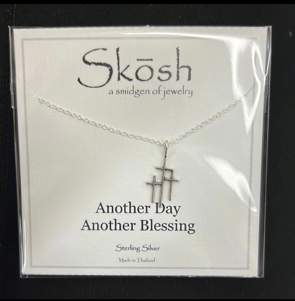 Three Crosses Necklace
