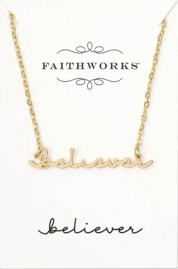 Believer Gold Necklace
