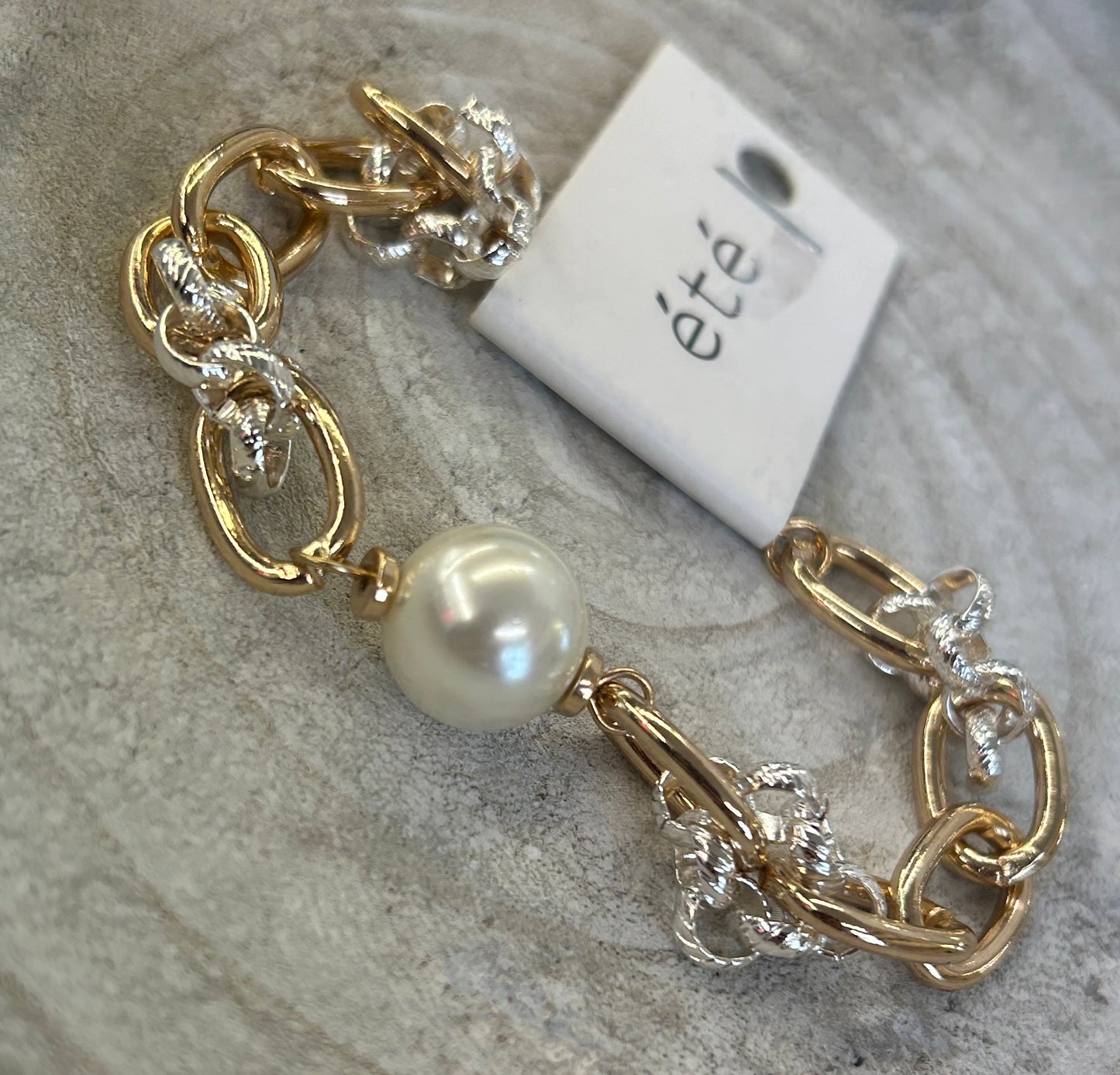 Two Toned Chain Bracelet