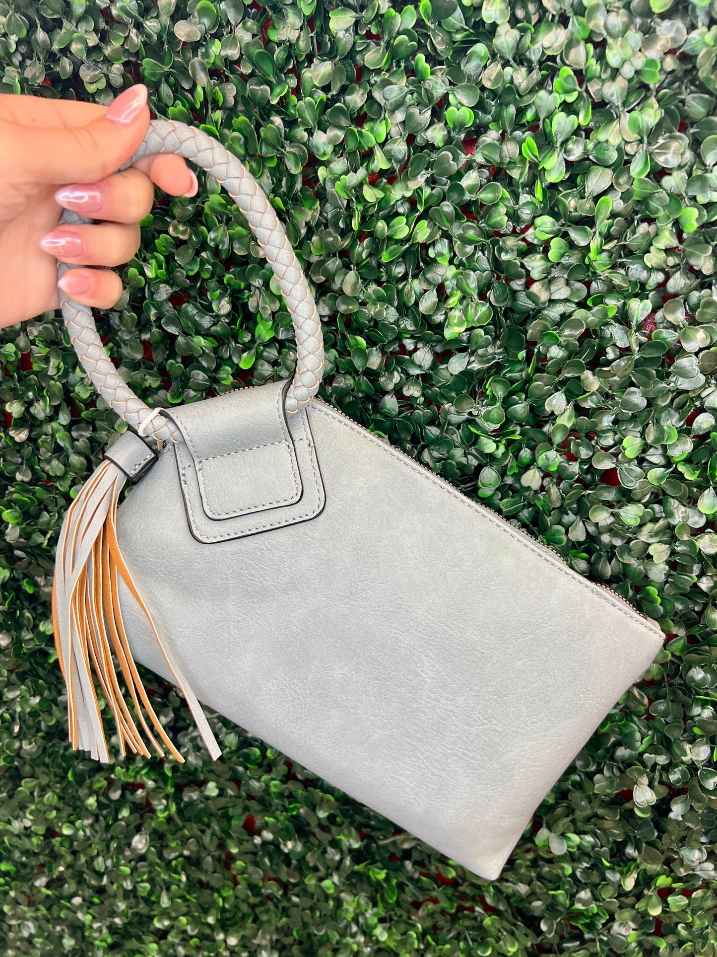 Braided Clutch Purse