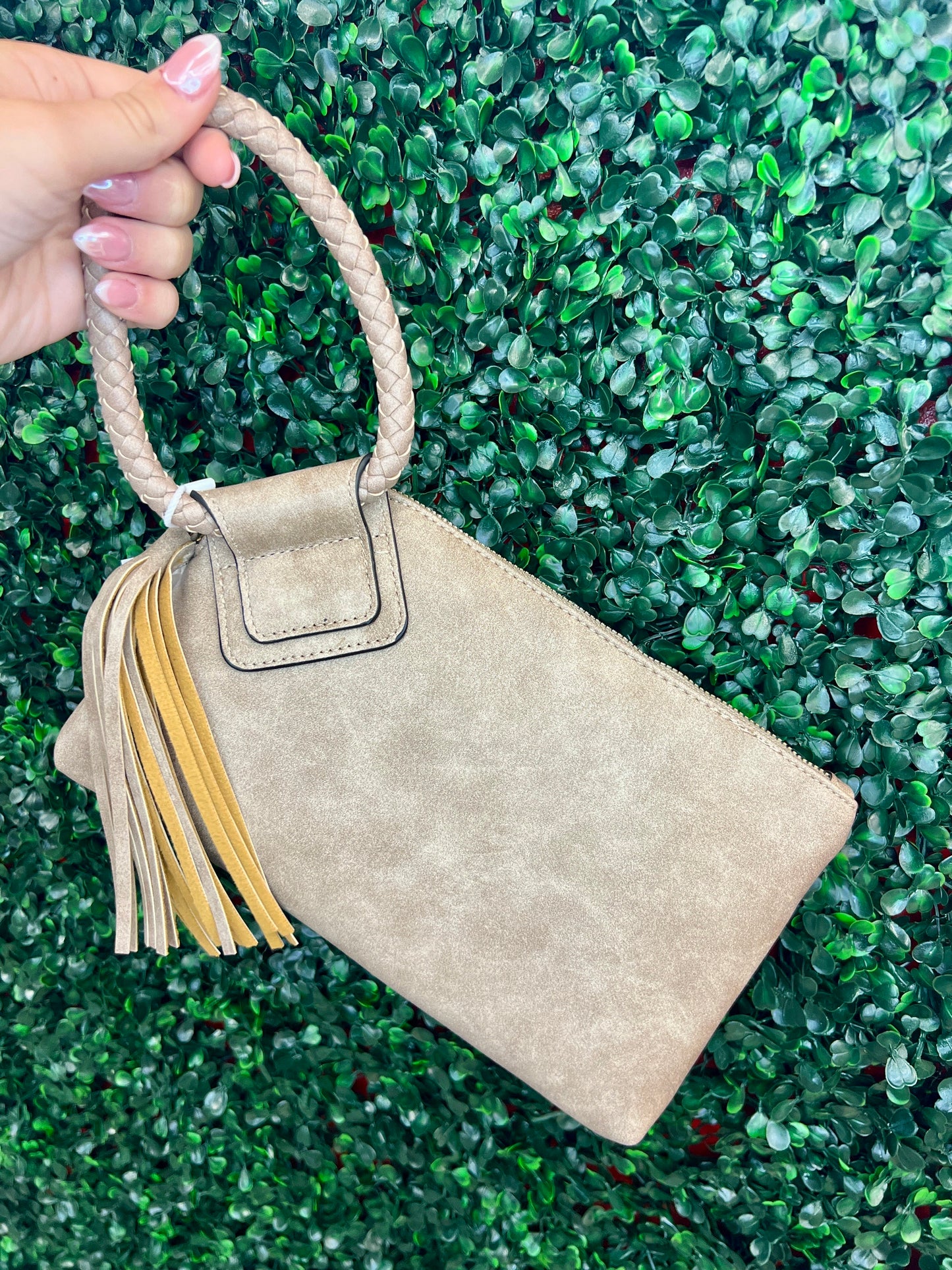 Braided Clutch Purse