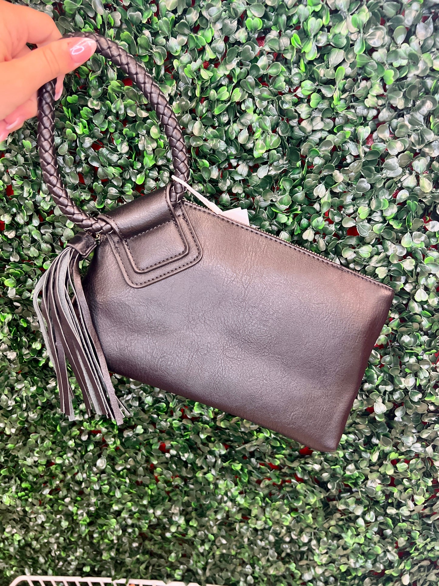 Braided Clutch Purse