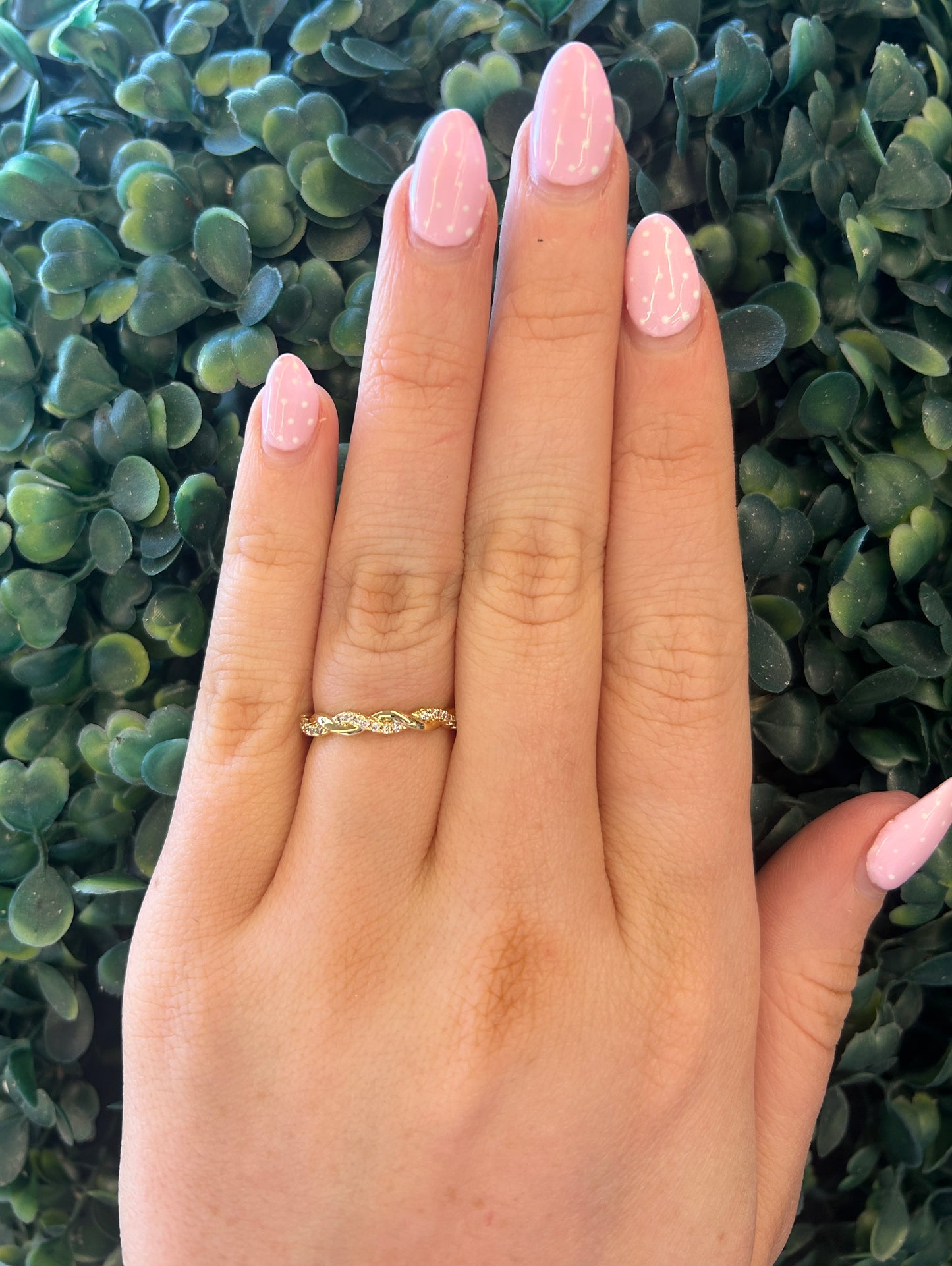 Twisted Diamond Ring