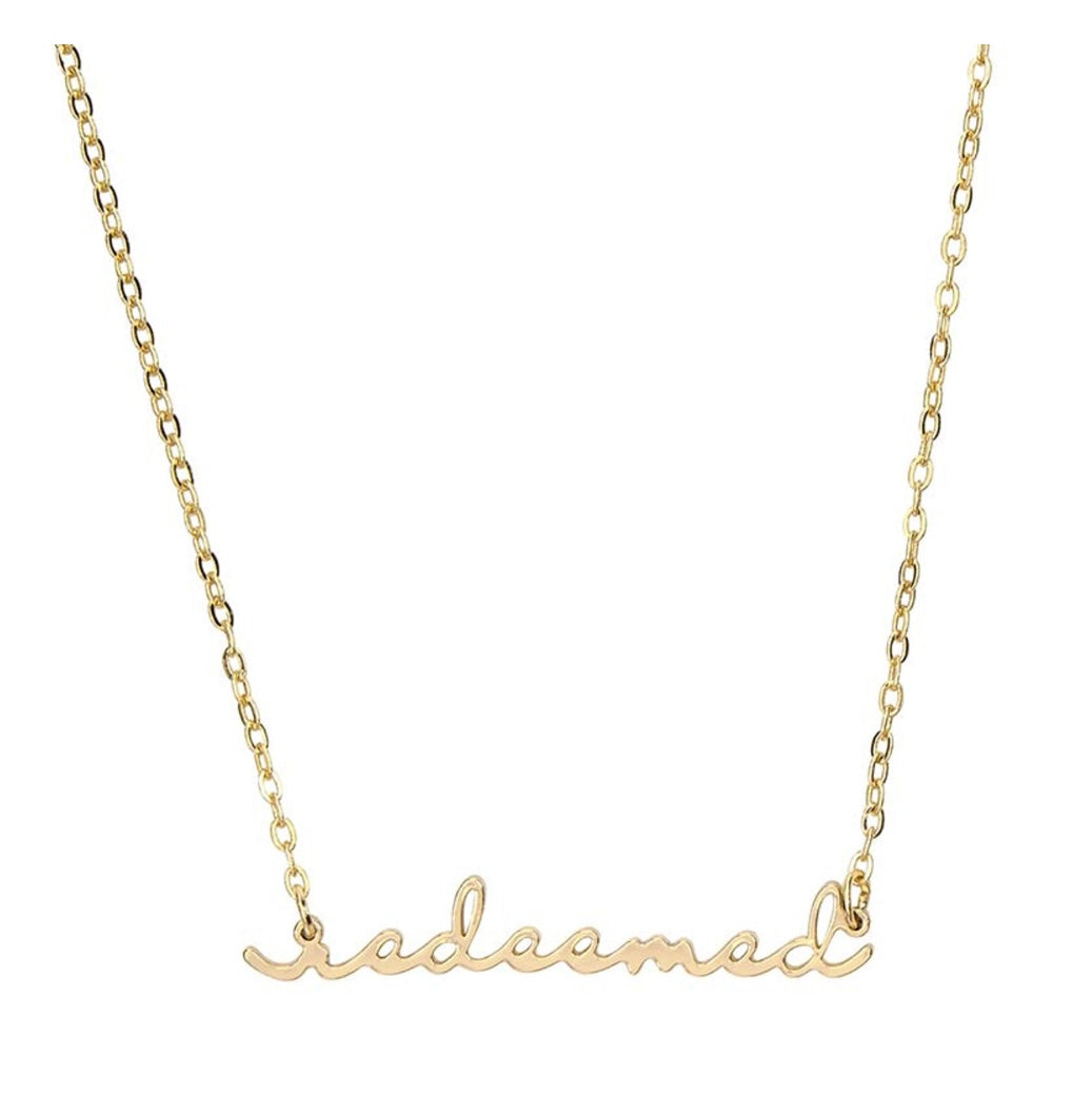 Redeemed Gold Necklace
