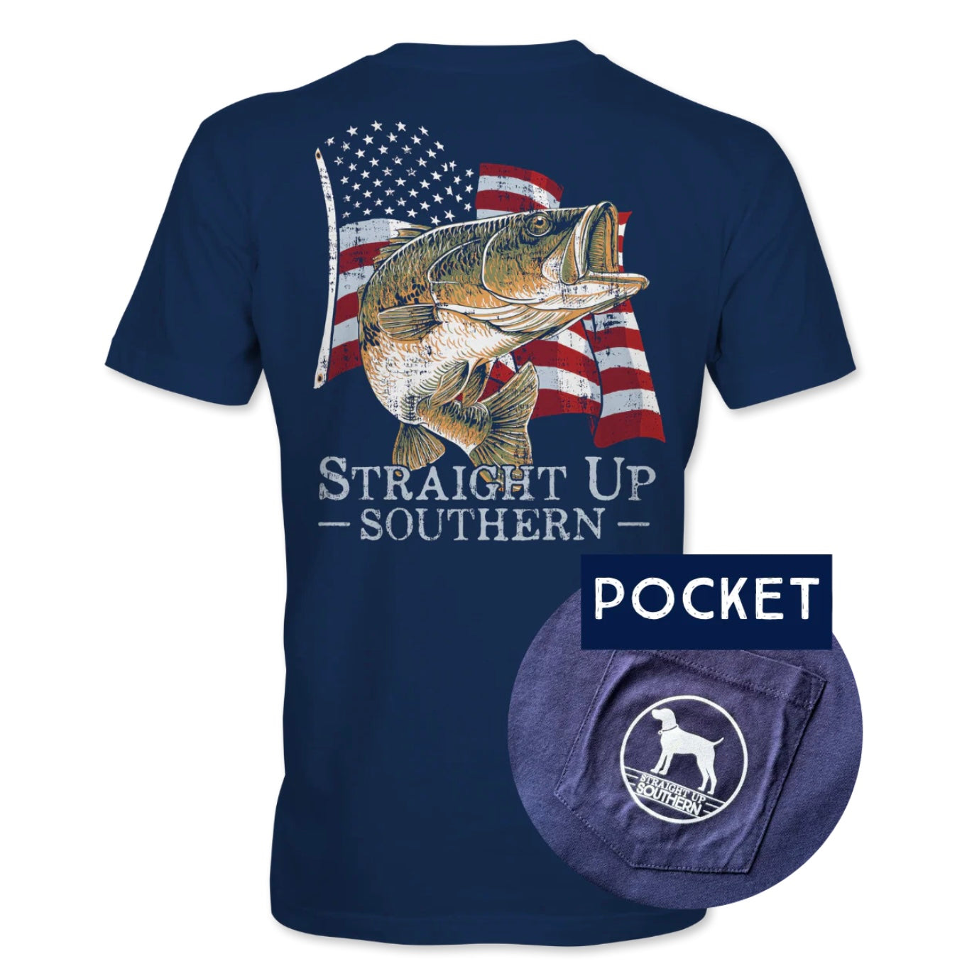 Bass America Pocket Tee