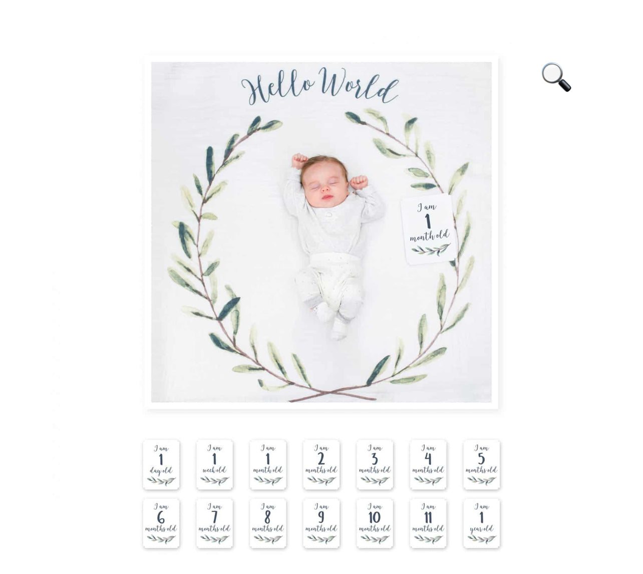 Baby’s First Year - Blanket & Card Set