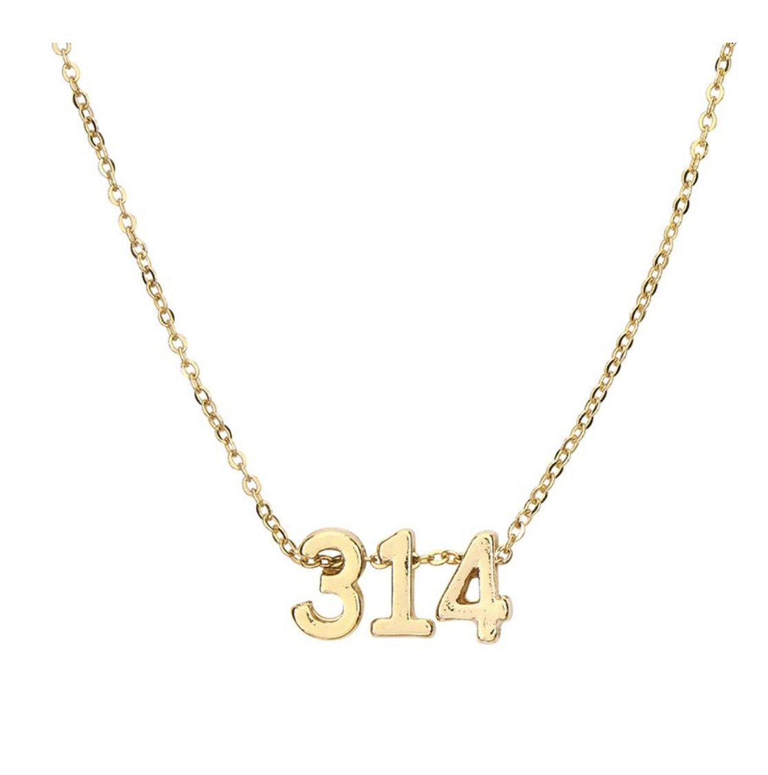Colossians 3:14 Gold Necklace