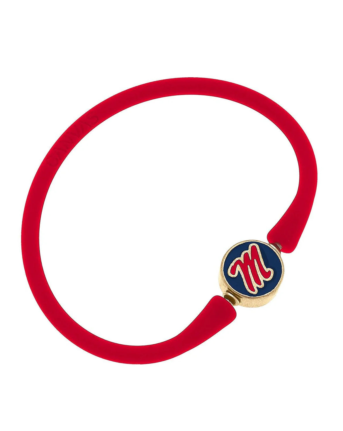Ole Miss Rebels Silicone Bali Bracelet Red